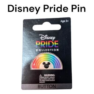 NWT Disney Collection Mickey Mouse Enamel Rainbow Pin